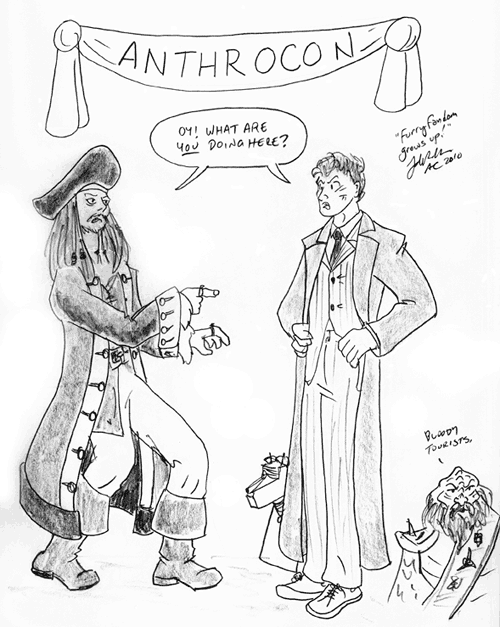 The Doctor and Jack Sparrow Meet ... at AnthroCon?