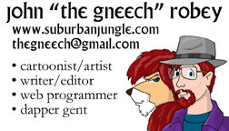 Gneech's current business card.